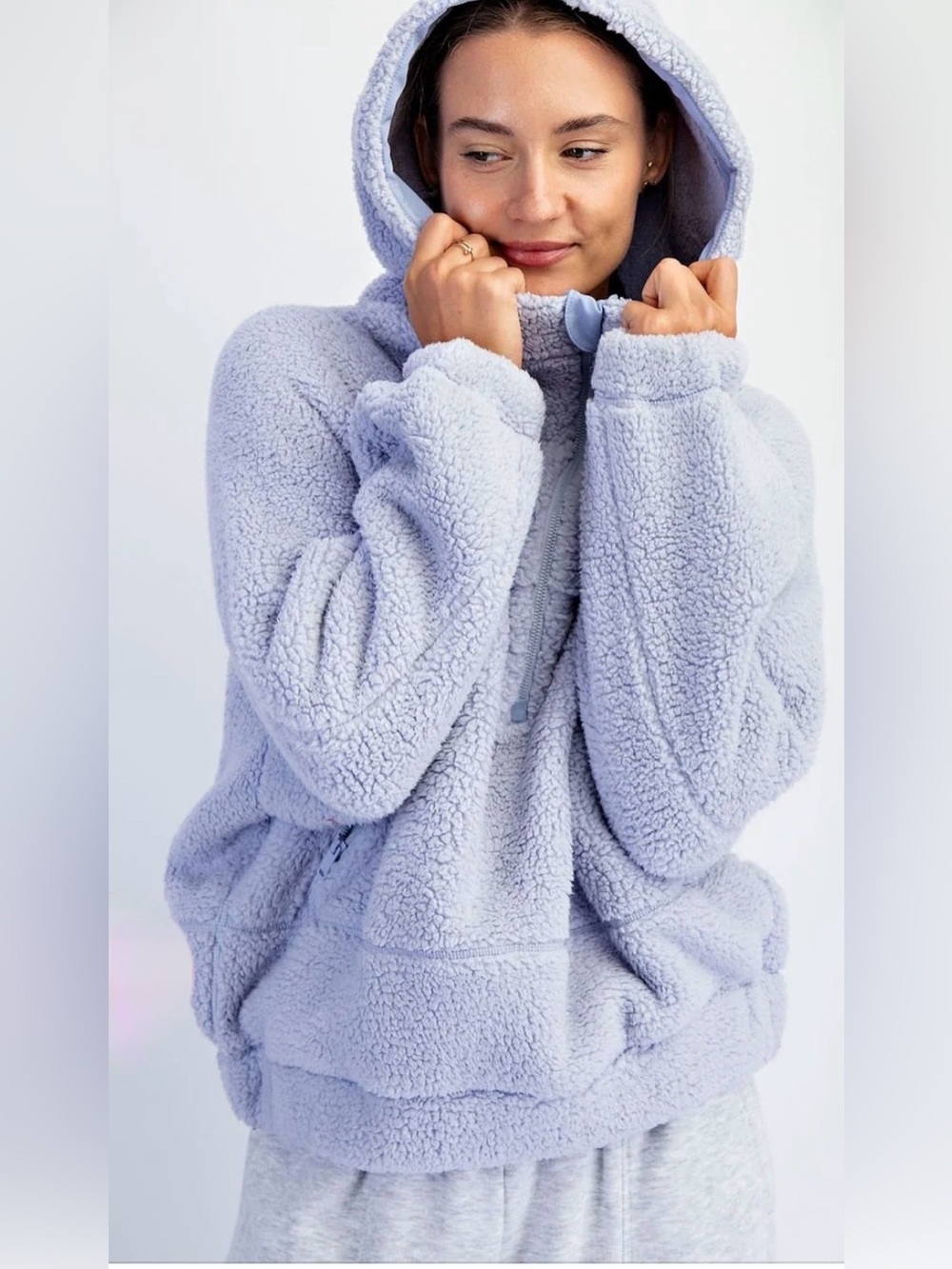 FREE PEOPLE Sample Sherpa Pullover